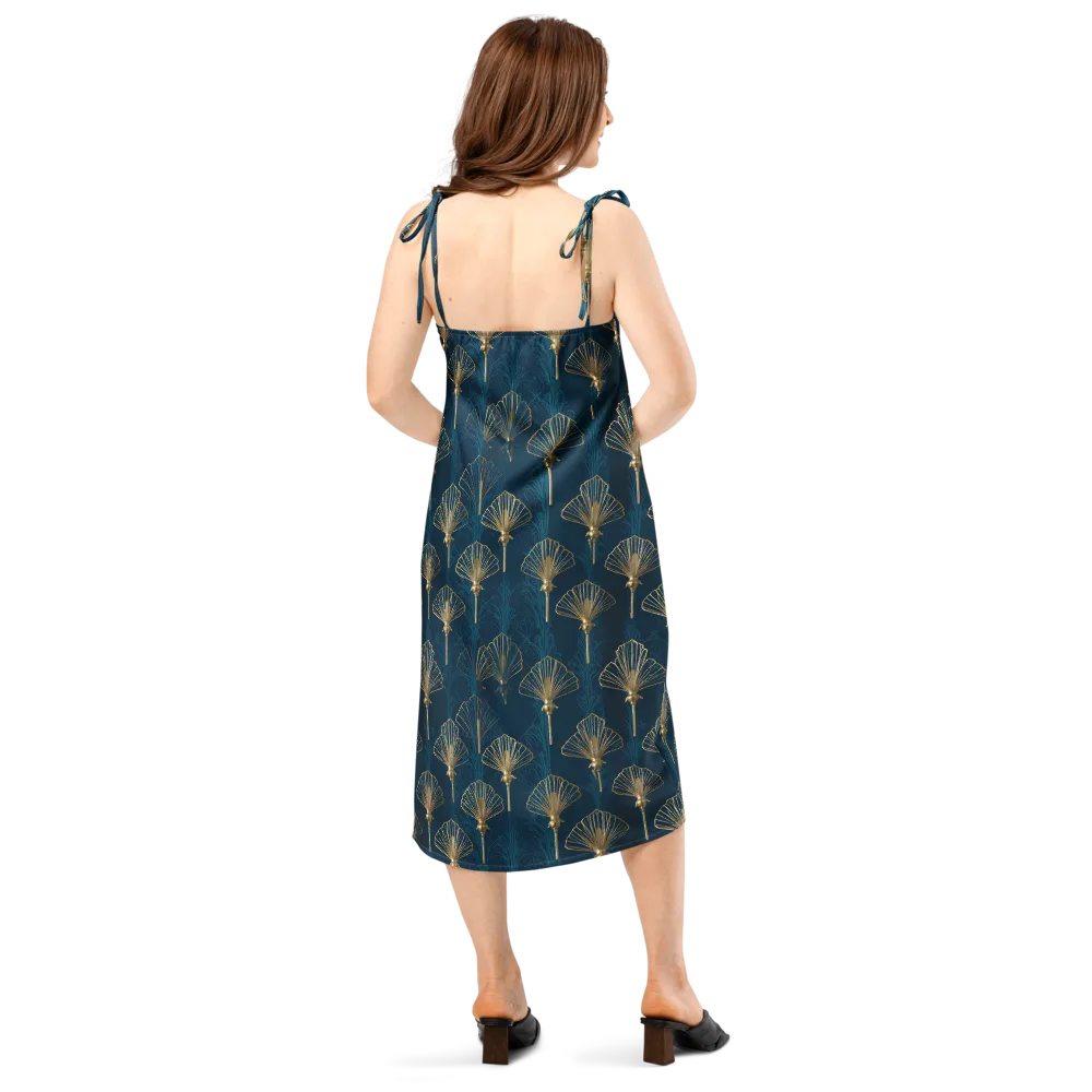 Midnight Folly on Slip Dress — Back