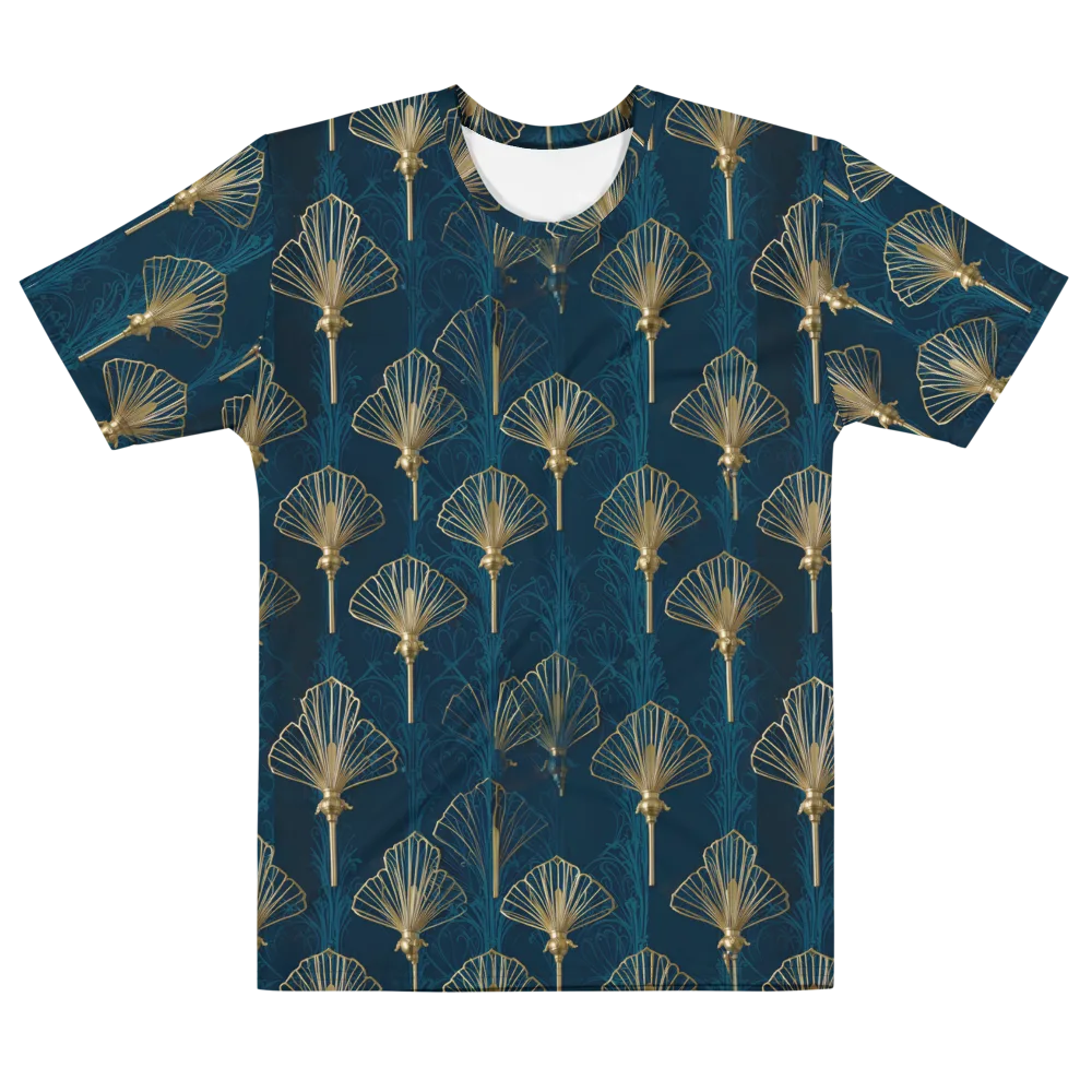 Midnight Folly on Men's Cotton Crew Neck T-Shirt — Front