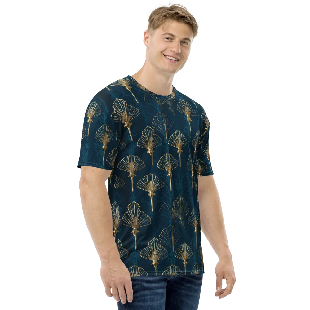 Midnight Folly on Men's Crew Neck T-Shirt — Right