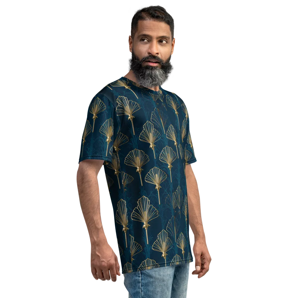 Midnight Folly on Men's Crew Neck T-Shirt — Right