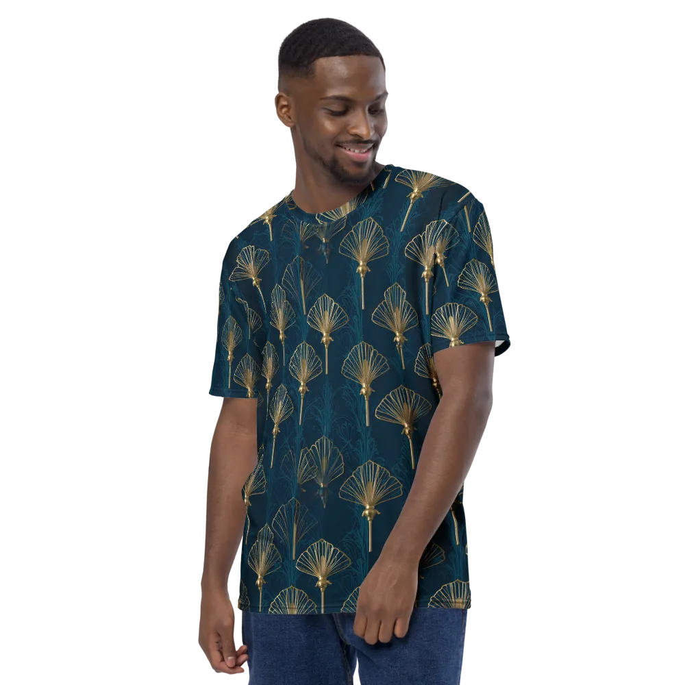 Midnight Folly on Men's Crew Neck T-Shirt — Left
