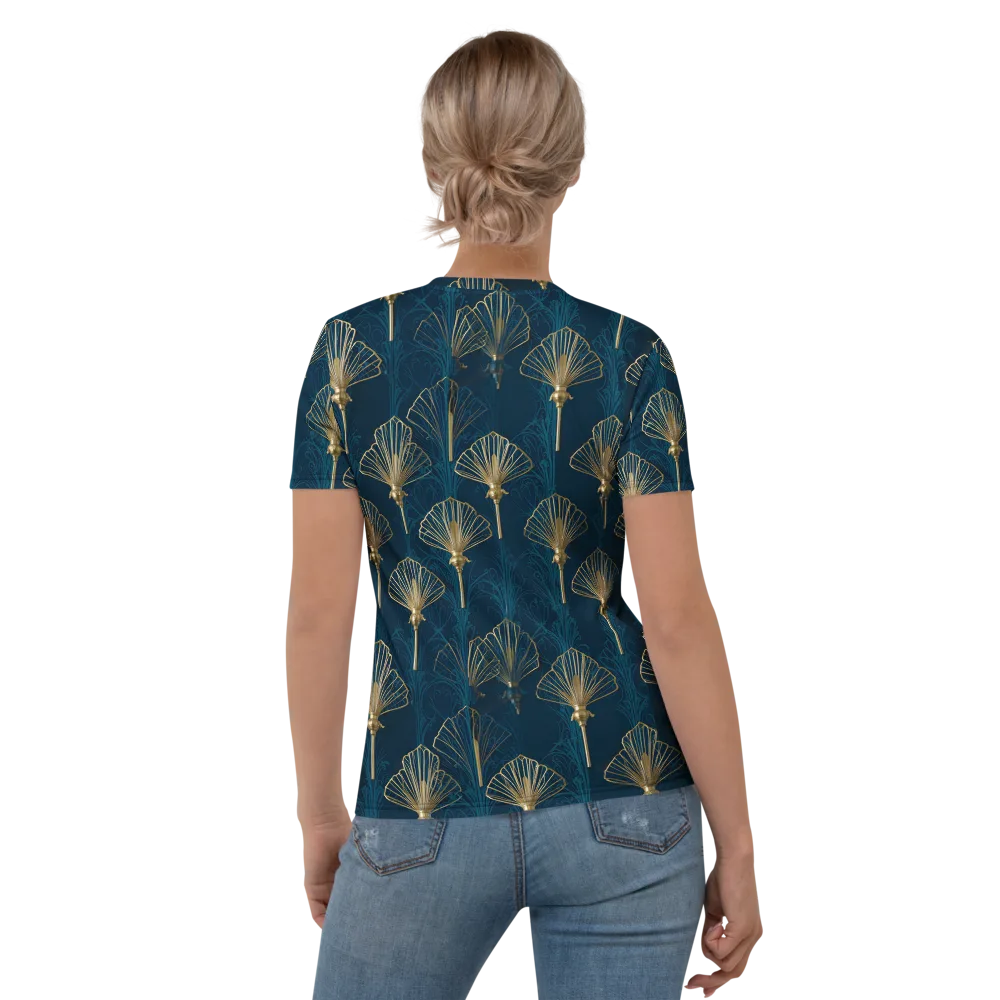 Midnight Folly on Women's Crew Neck T-Shirt — Back