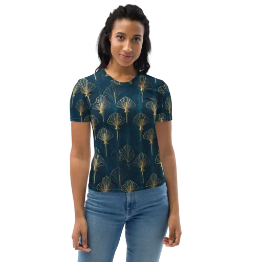 Midnight Folly on a Women's Crew Neck T-Shirt