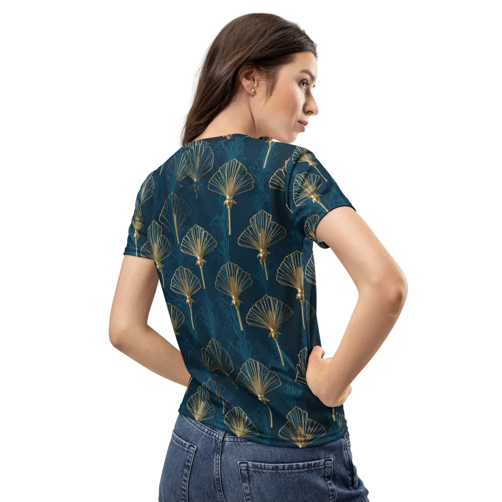 Midnight Folly on Women's Crew Neck T-Shirt — Back