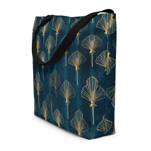 Midnight Folly on a Large Tote Bag W/ Pocket