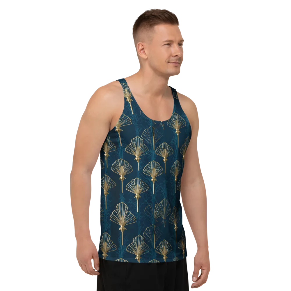 Midnight Folly on Men's Tank Top — Right Front
