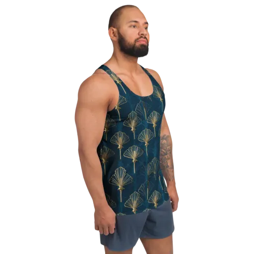 Midnight Folly on a Men's Tank Top