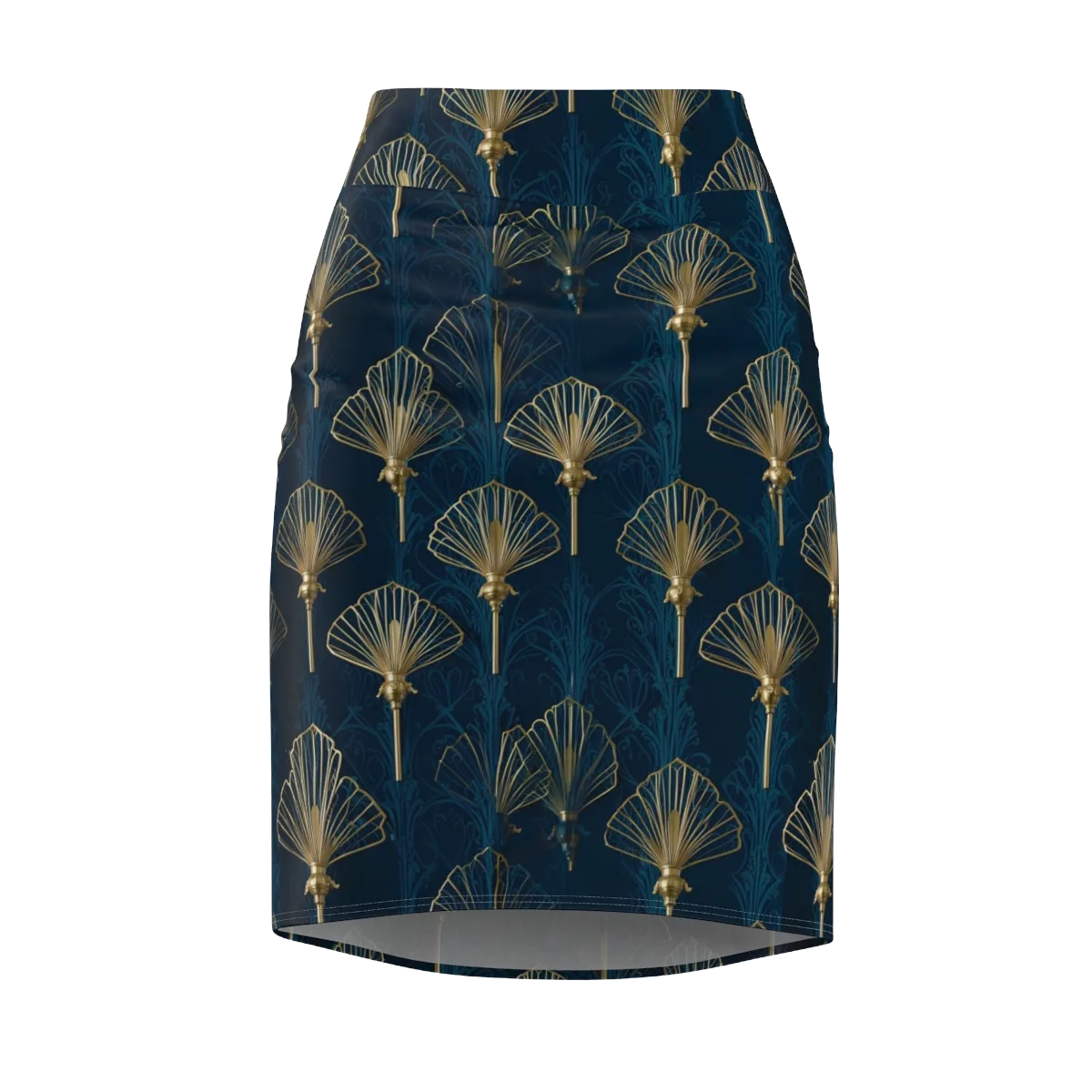 Midnight Folly on Pencil Skirt — Front