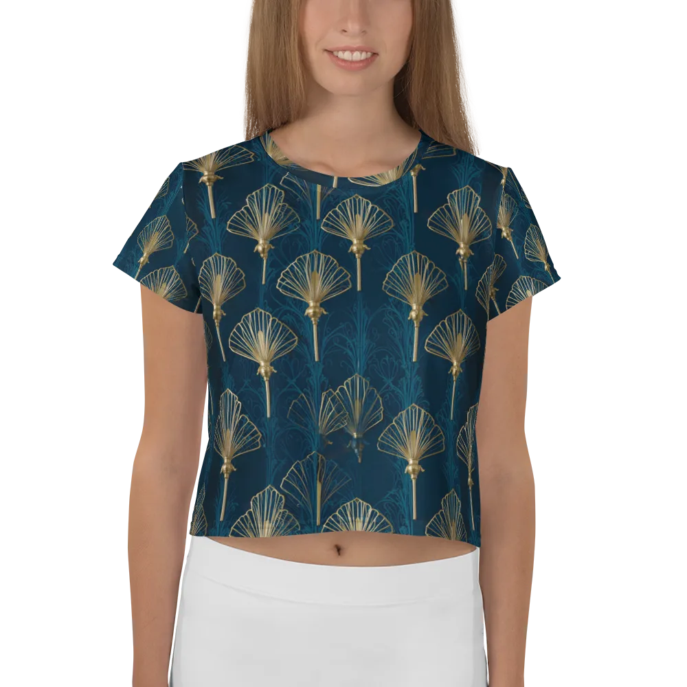 Midnight Folly on Crop Tee — Front