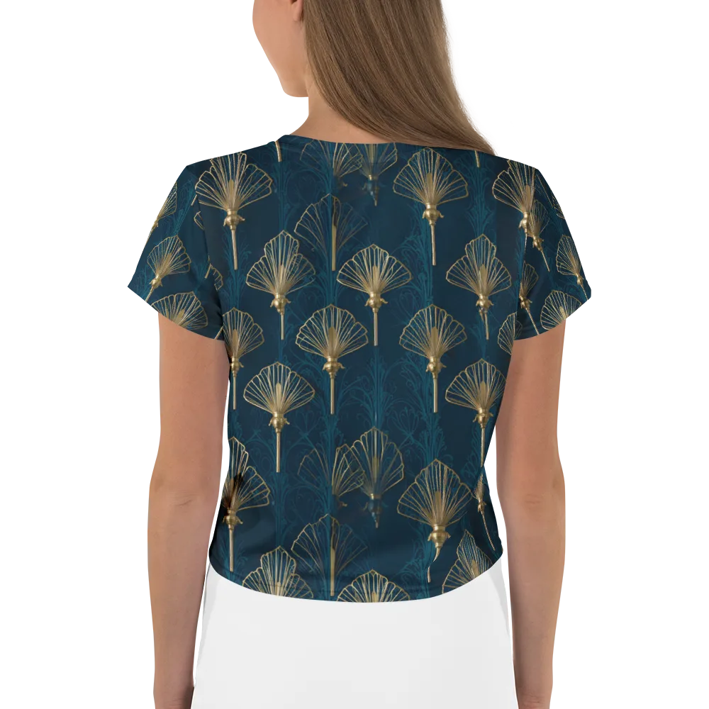 Midnight Folly on Crop Tee — Back