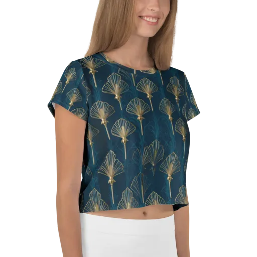 Midnight Folly on a Crop Tee