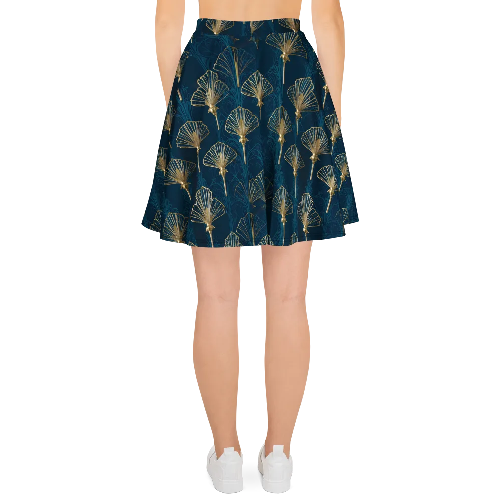 Midnight Folly on Skater Skirt — Back