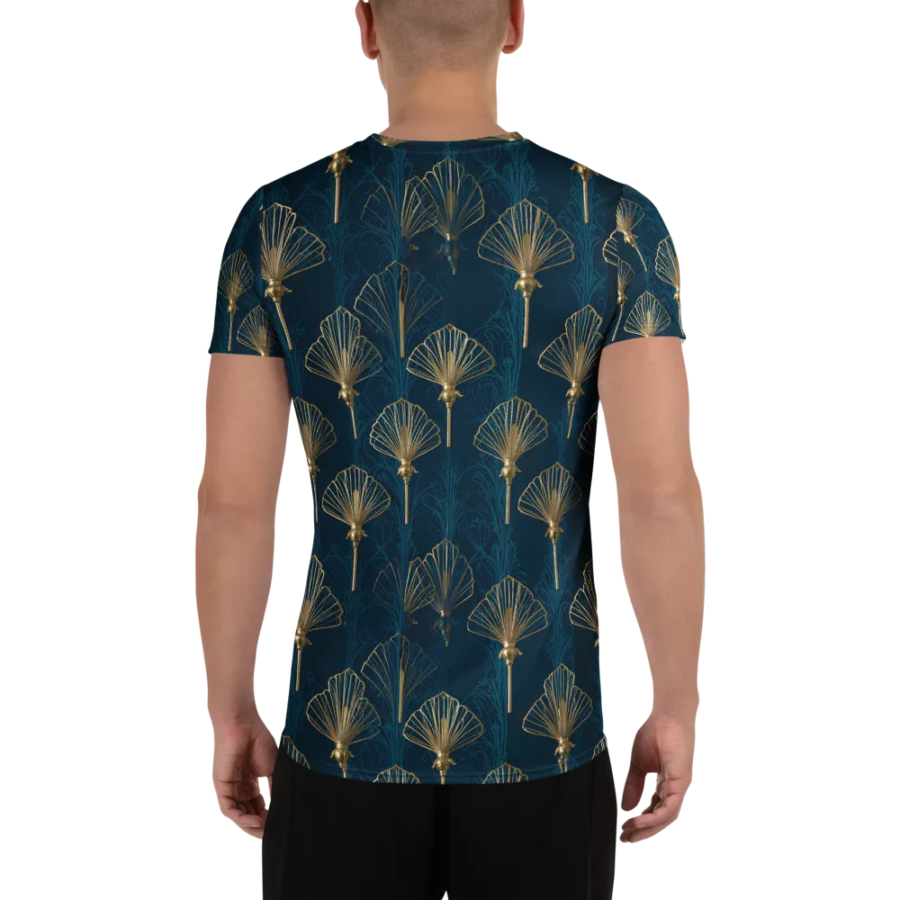 Midnight Folly on Men's Athletic T-Shirt — Back