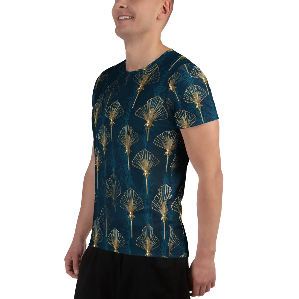 Midnight Folly on Men's Athletic T-Shirt — Left