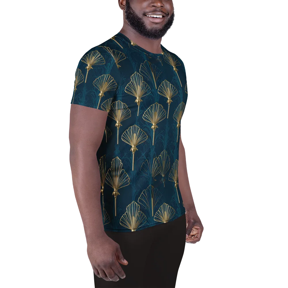 Midnight Folly on Men's Athletic T-Shirt — Right