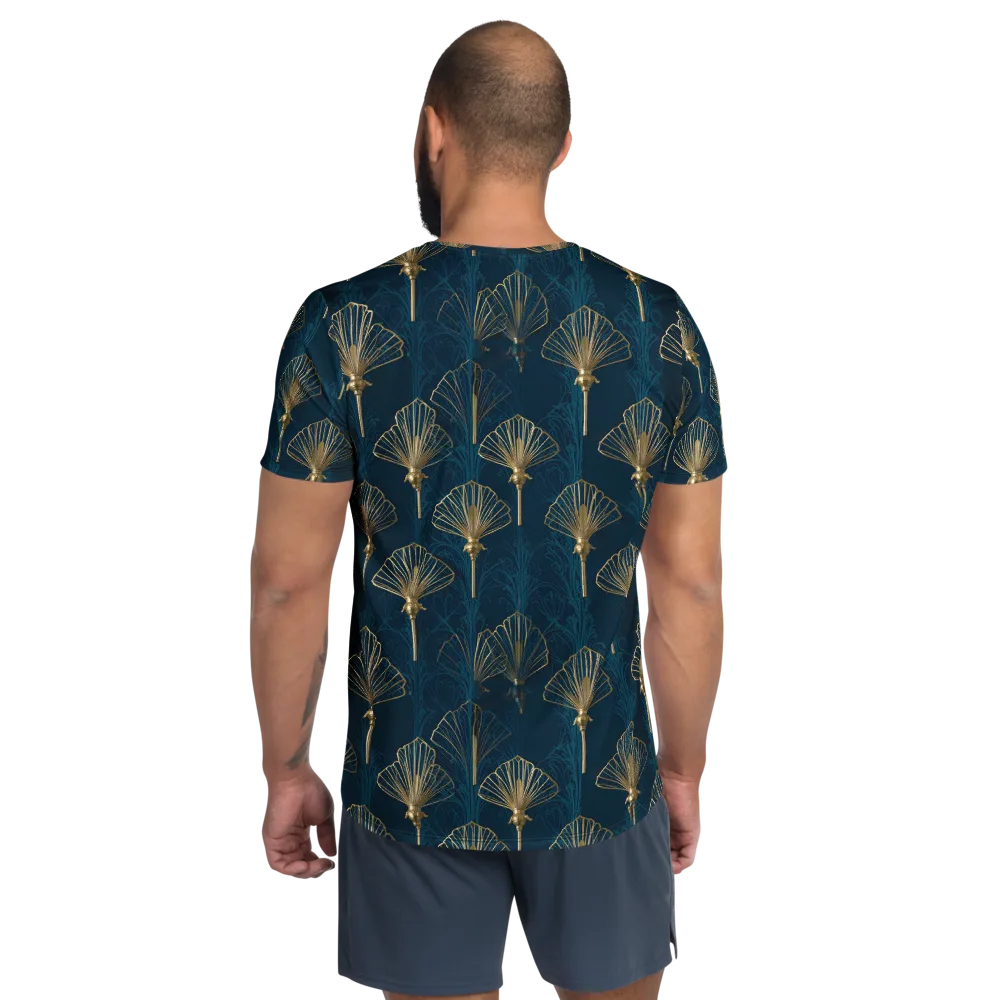 Midnight Folly on Men's Athletic T-Shirt — Back