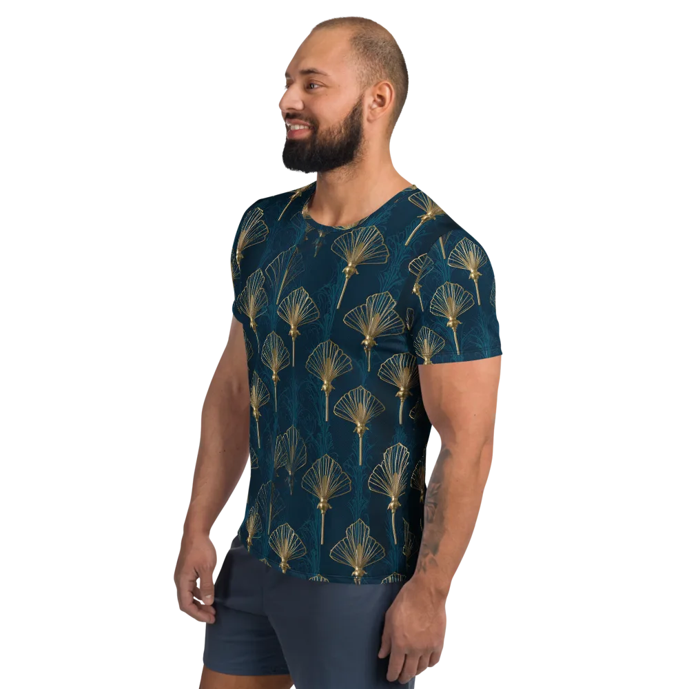 Midnight Folly on Men's Athletic T-Shirt — Left