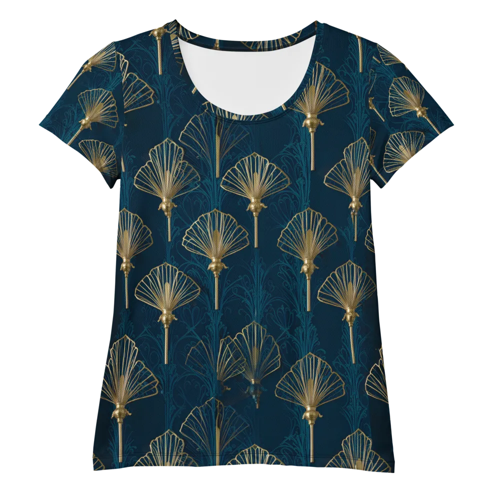 Midnight Folly on Women's Athletic T-Shirt — Front