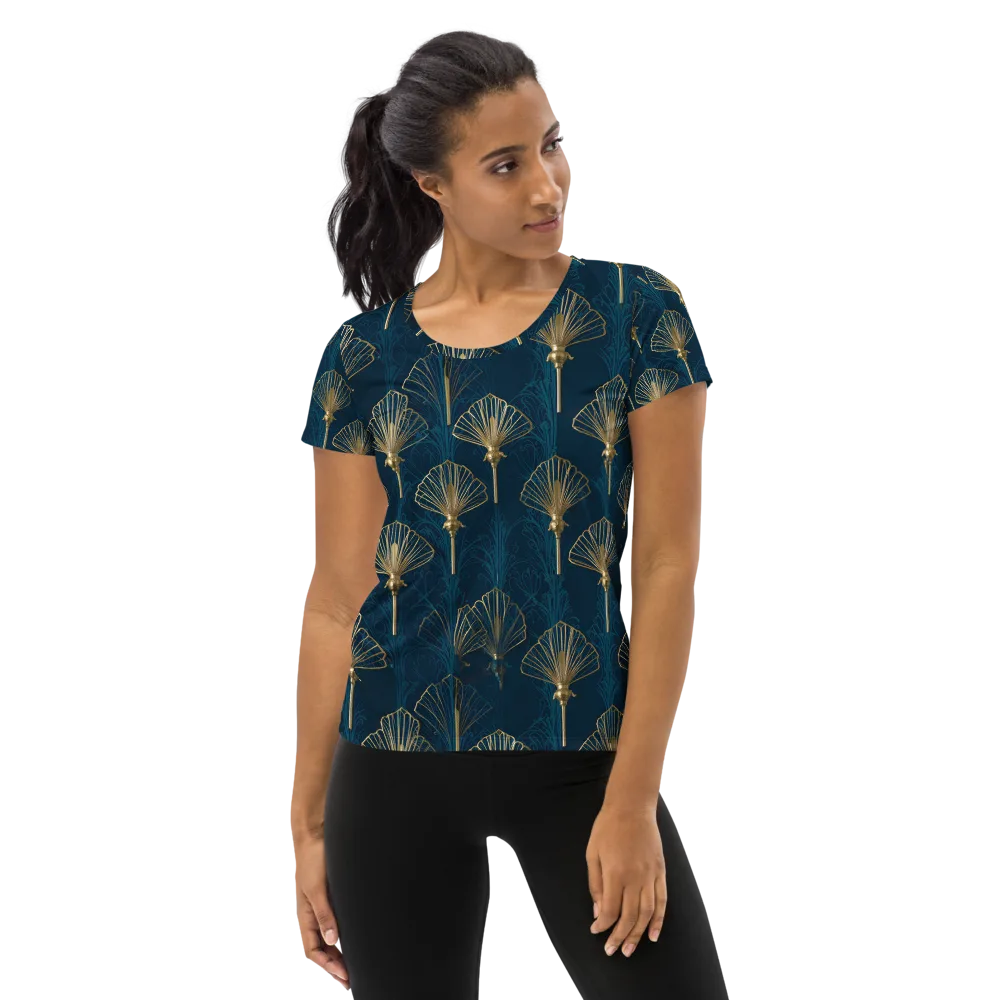 Midnight Folly on Women's Athletic T-Shirt — Front