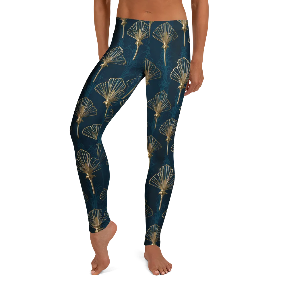 Midnight Folly on Leggings — Front