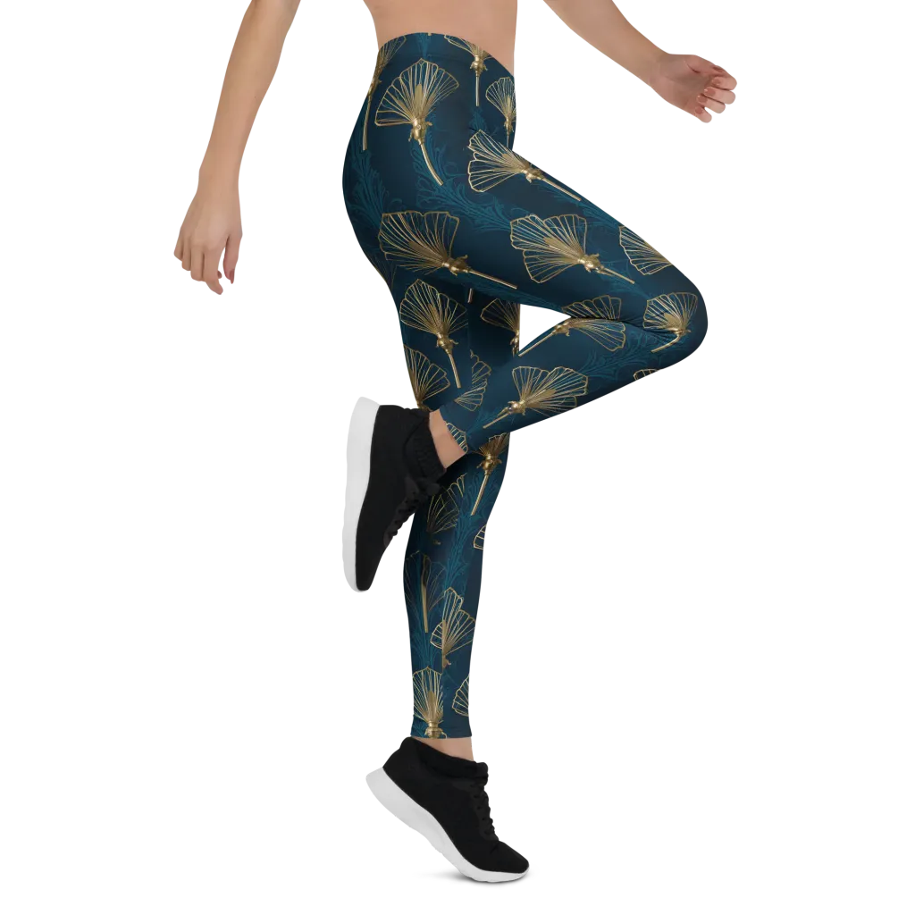 Midnight Folly on Leggings — Right