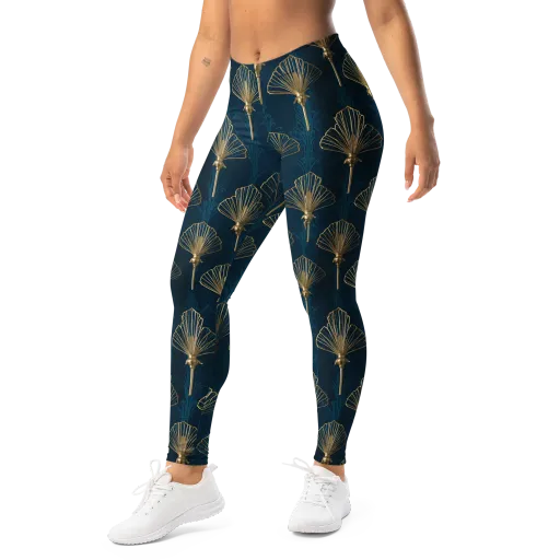 Midnight Folly on a Leggings