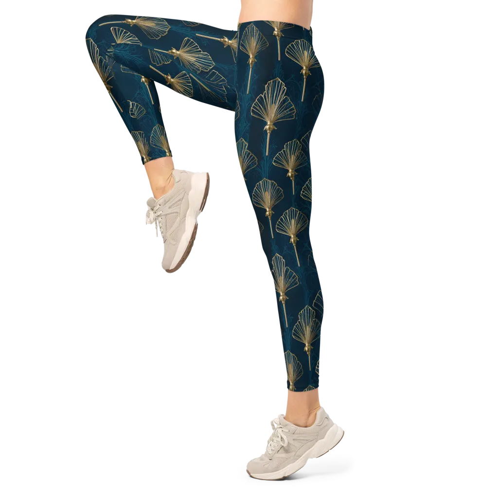 Midnight Folly on Leggings — Left
