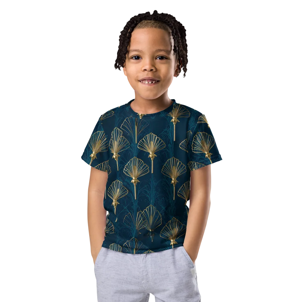 Midnight Folly on Kids Crew Neck T-Shirt — Front