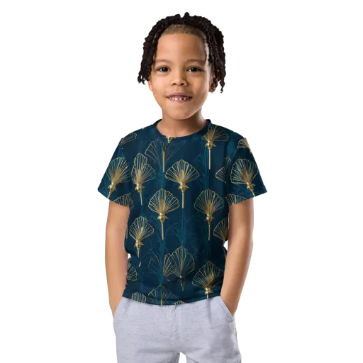 Midnight Folly on a Kids Crew Neck T-Shirt