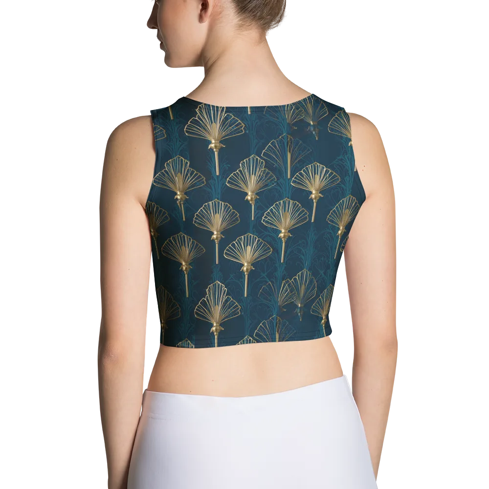 Midnight Folly on Crop Top — Back