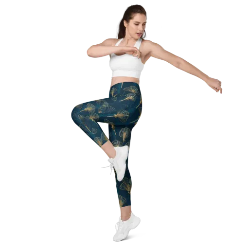 Midnight Folly on a Leggings with Pockets
