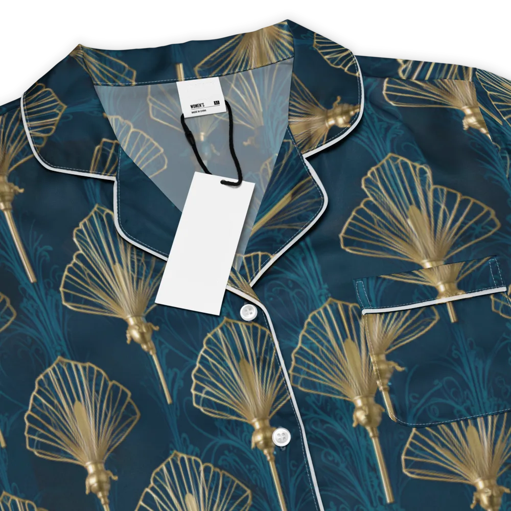 Midnight Folly on Women's Short Sleeve Pajama Top — Product details