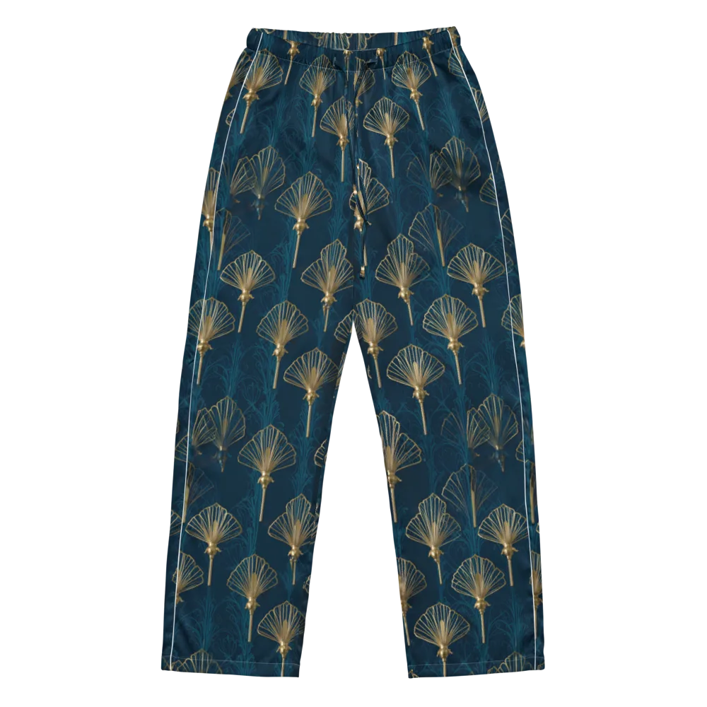 Midnight Folly on Women's Pajama Pants — Front