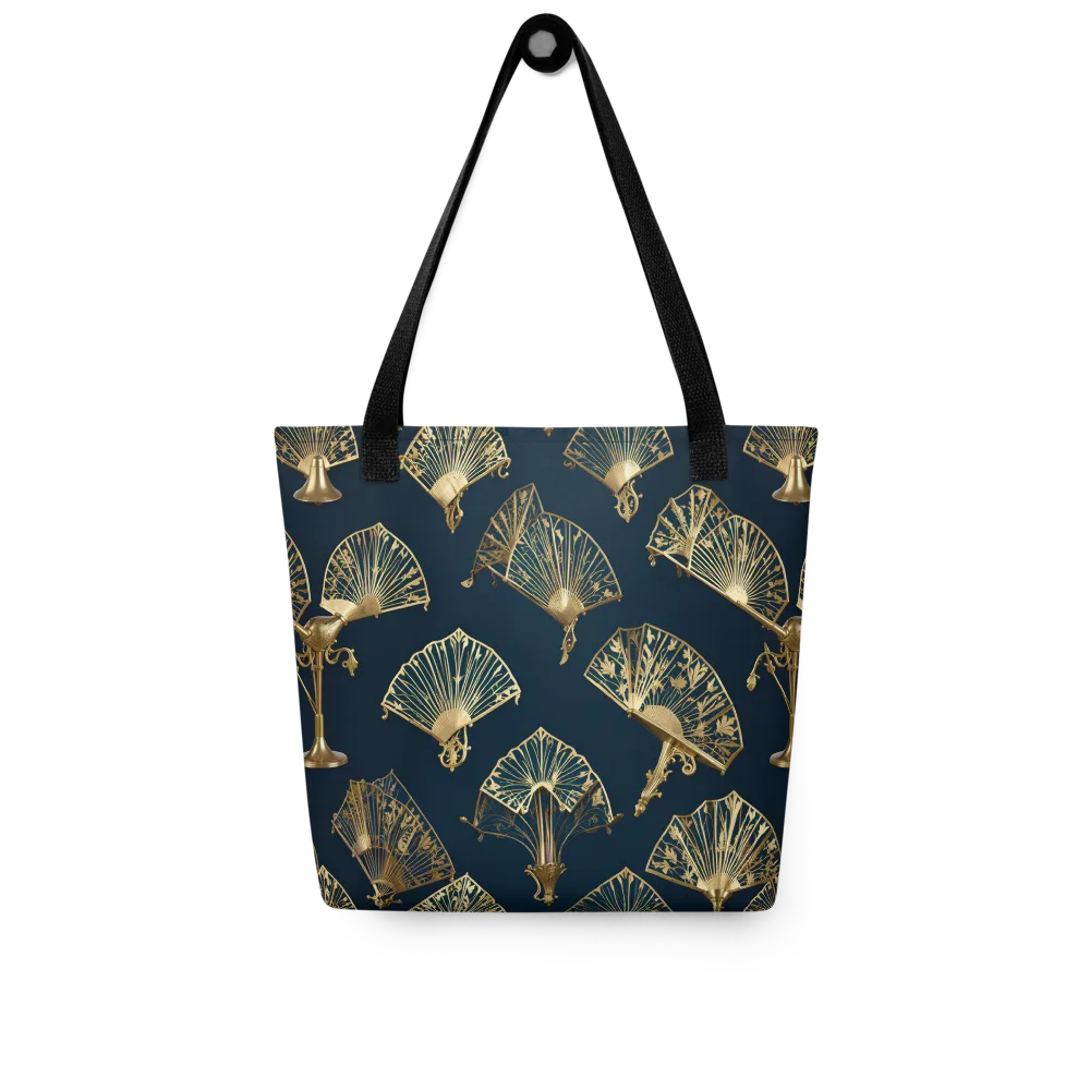 Gilded Fan Salon on Tote Bag — Front