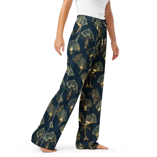 Gilded Fan Salon on a Women's Pajama Pants