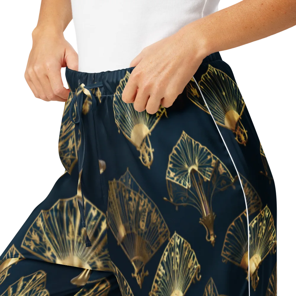 Gilded Fan Salon on Women's Pajama Pants — Product details