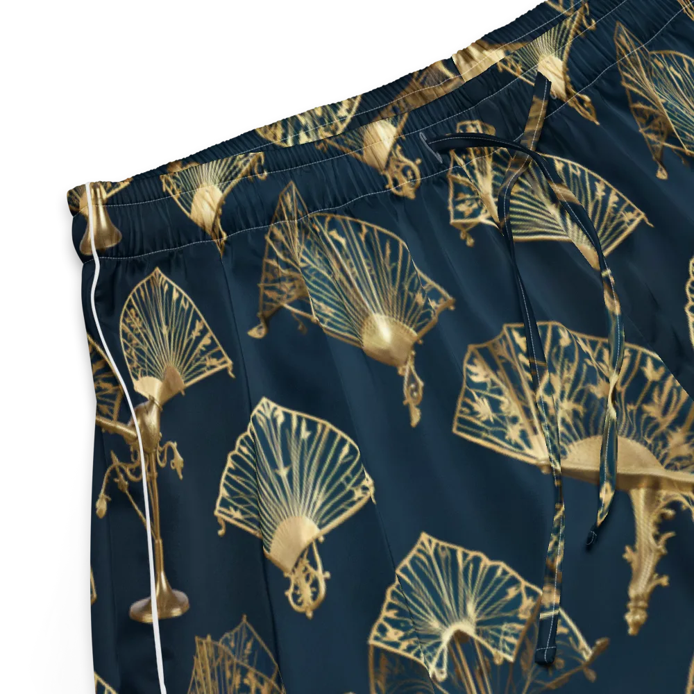 Gilded Fan Salon on Women's Pajama Shorts — Product details