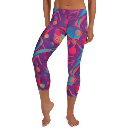Spheric Rhapsody on a Capri Leggings