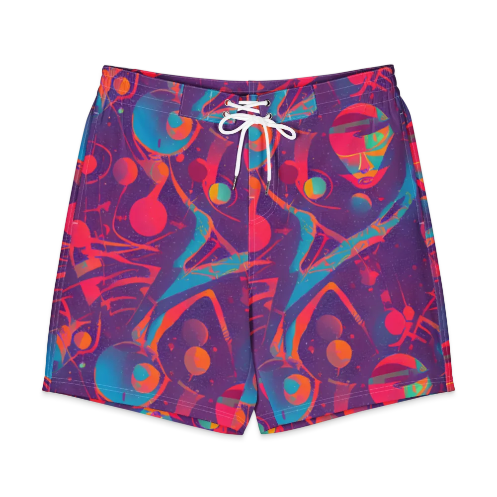 Spheric Rhapsody on Men's Board Shorts — Front