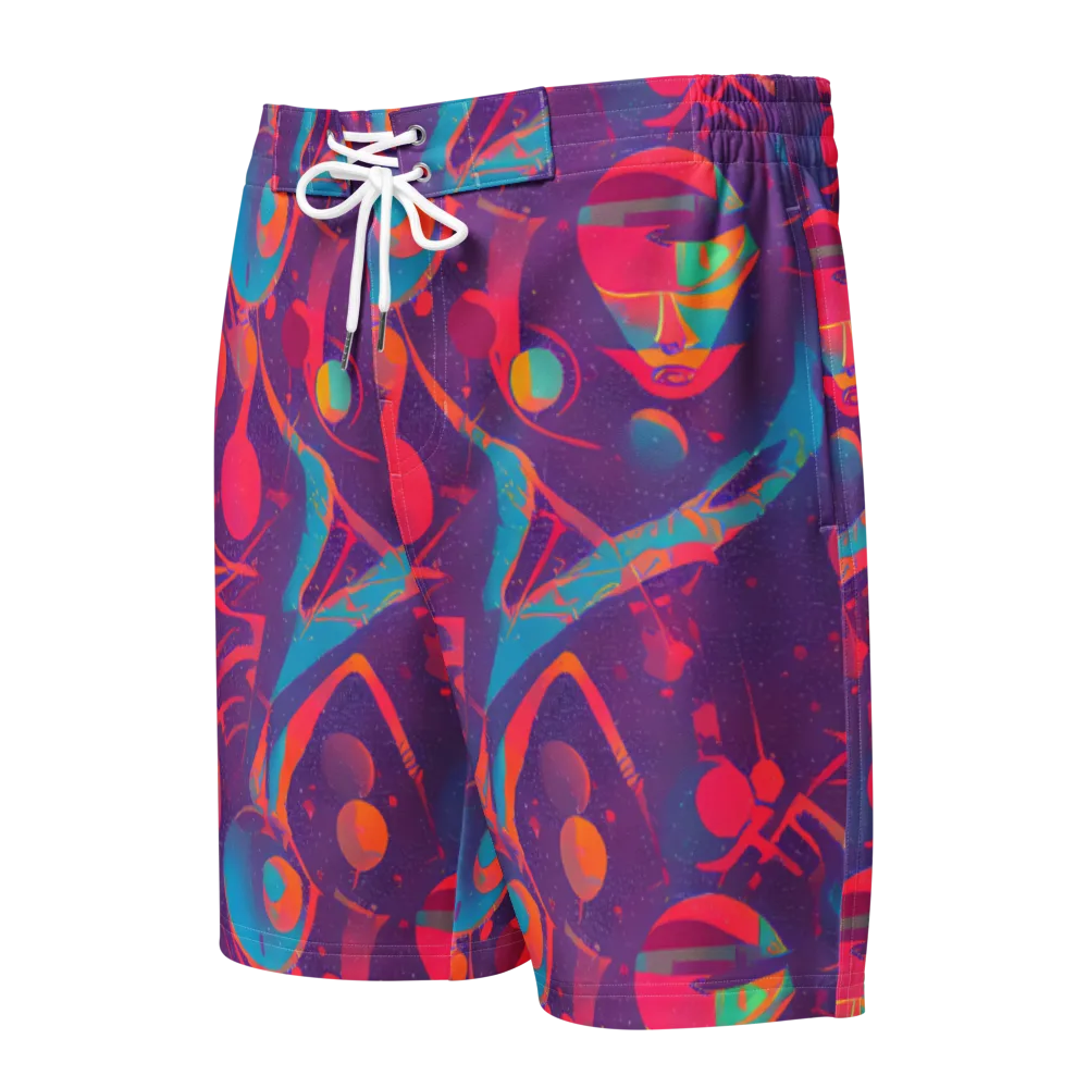 Spheric Rhapsody on Men's Board Shorts — Front