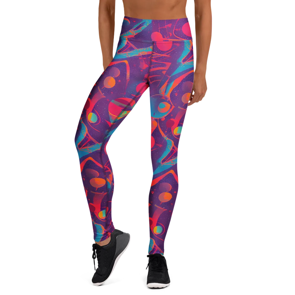 Spheric Rhapsody on Yoga Leggings — Front