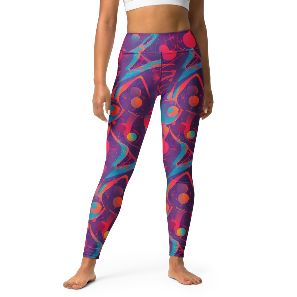 Spheric Rhapsody on Yoga Leggings — Front