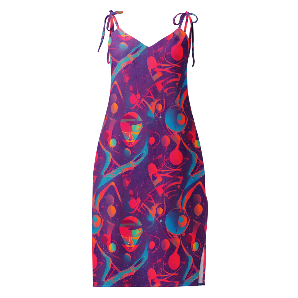Spheric Rhapsody on Slip Dress — Front