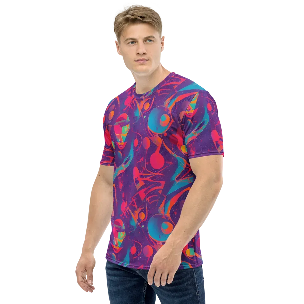 Spheric Rhapsody on Men's Crew Neck T-Shirt — Left