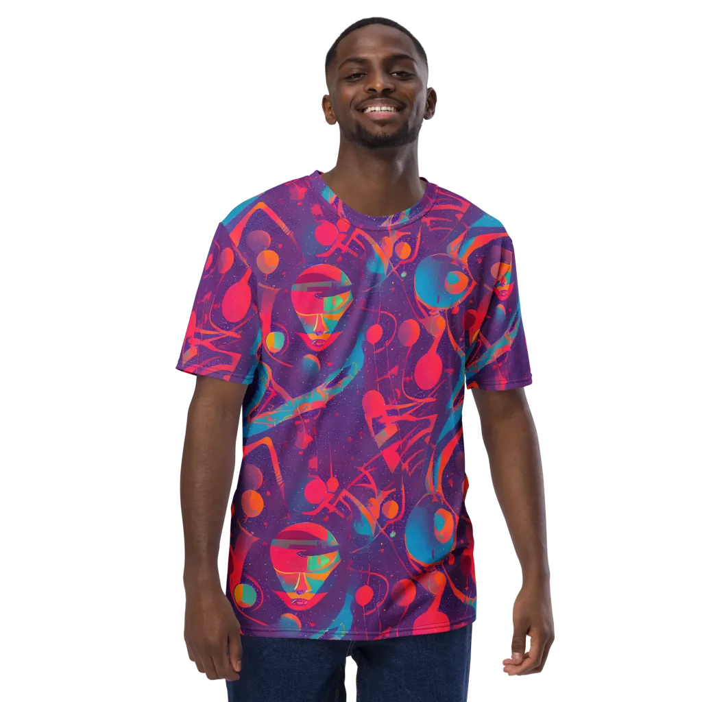 Spheric Rhapsody on Men's Crew Neck T-Shirt — Front