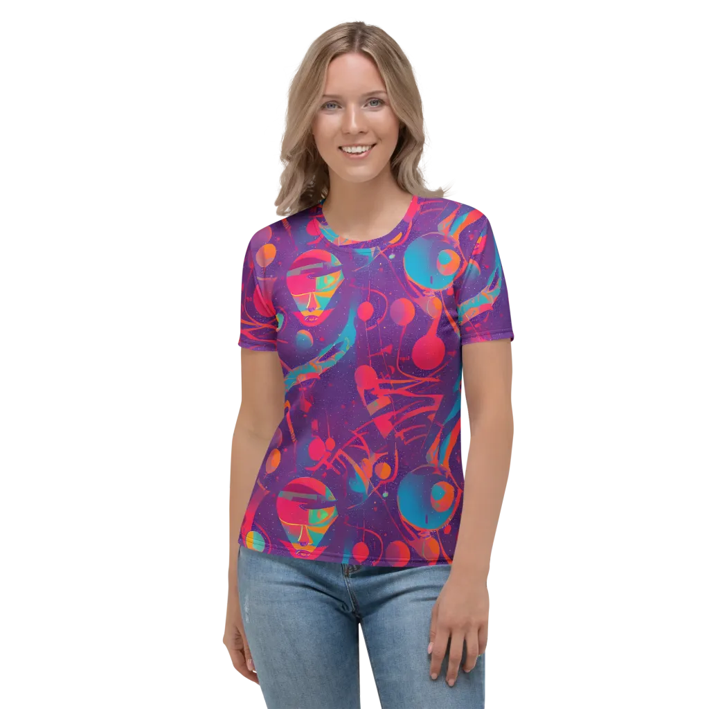 Spheric Rhapsody on Women's Crew Neck T-Shirt — Front