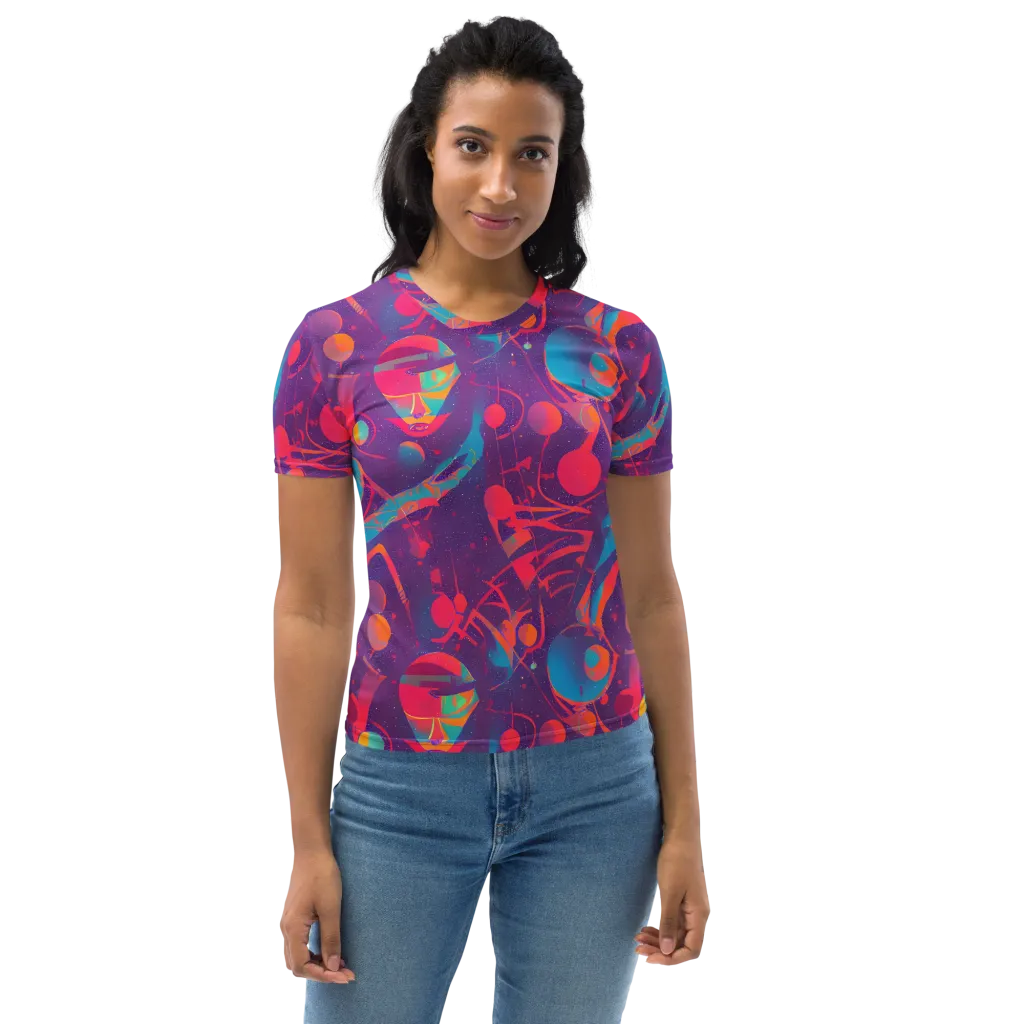 Spheric Rhapsody on Women's Crew Neck T-Shirt — Front