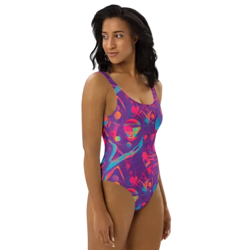 Spheric Rhapsody on a One-Piece Swimsuit