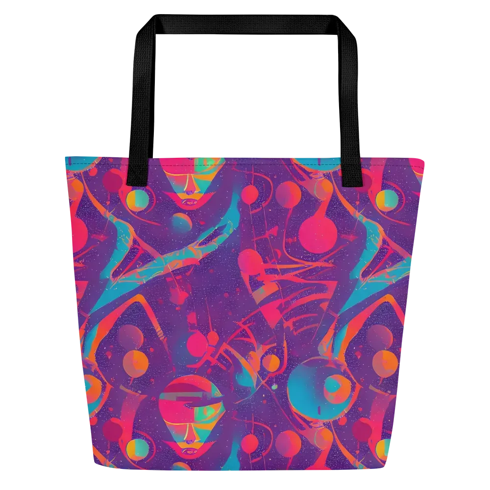 Spheric Rhapsody on Large Tote Bag W/ Pocket — Front