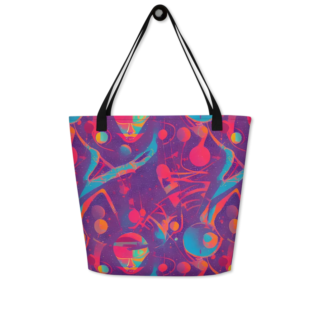 Spheric Rhapsody on Large Tote Bag W/ Pocket — Front